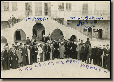 1931 - Senior delegates to the General Islamic Conference